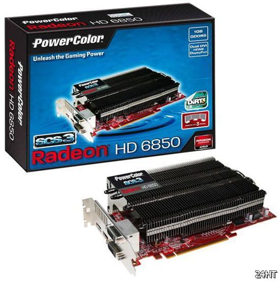 Официально о PowerColor Radeon HD 6850 с пассивным охлаждением