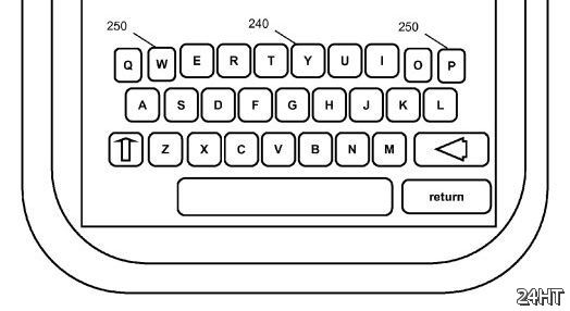 Адаптивная экранная клавиатура в новом патенте IBM