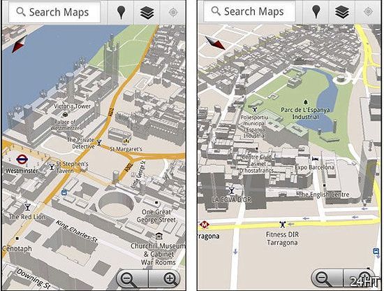 В Google Maps для Android появились 3D-изображения зданий на картах еще 18 городов