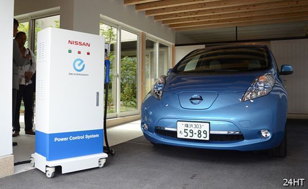 Nissan LEAF может два дня снабжать дом электричеством