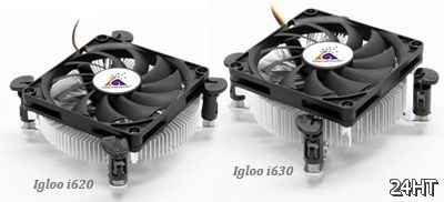 GlacialTech анонсировала кулеры Igloo i620/i630 для чипов Intel