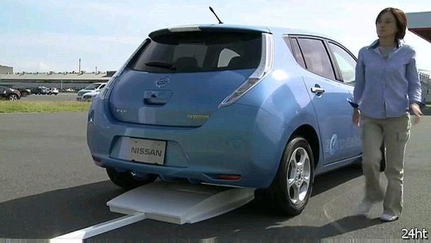 Nissan разрабатывает беспроводное зарядное устройство для электромобилей