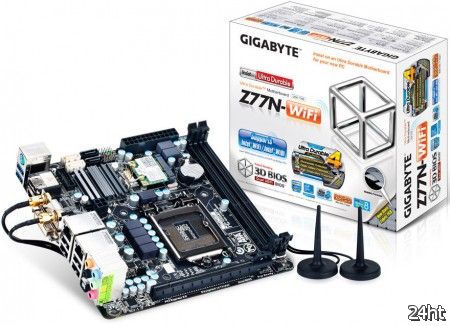 Gigabyte официально представляет Mini-ITX платы на базе чипсета Intel седьмой серии