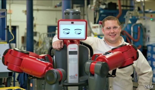 Промышленный робот-сборщик Baxter (видео)