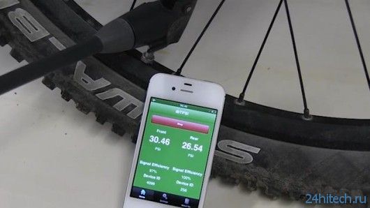 BTPS – беспроводной датчик давления в велосипедных шинах