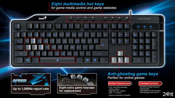 Игровая клавиатура Genius KB-G255 в продаже за 
