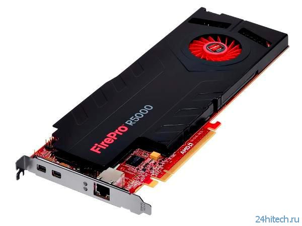 AMD FirePro R5000 – новая профессиональная видеокарта для отдаленной обработки данных