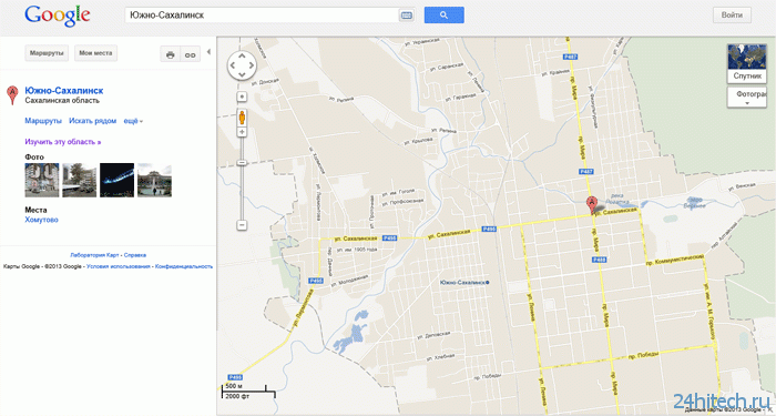 Google Maps пополнился подробными картами еще 103 российских городов