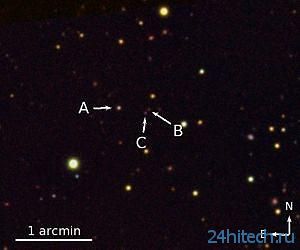 Немецко-Испанский телескоп нашел тройной квазар