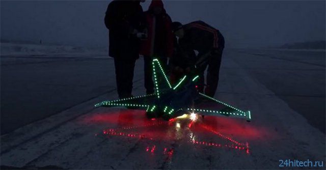 Реактивный RC-самолет в стиле Tron (видео)