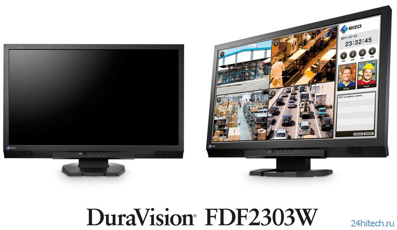 23" Full HD-монитор EIZO для систем безопасности и видеонаблюдения