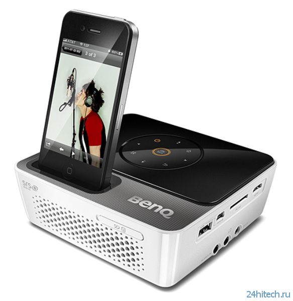 Представлен компактный проектор BenQ Joybee GP3 совместимый с iPod и iPhone