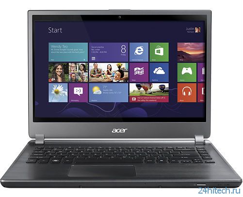 Сенсорные модели составят половину поставок ноутбуков Acer в 2014 году