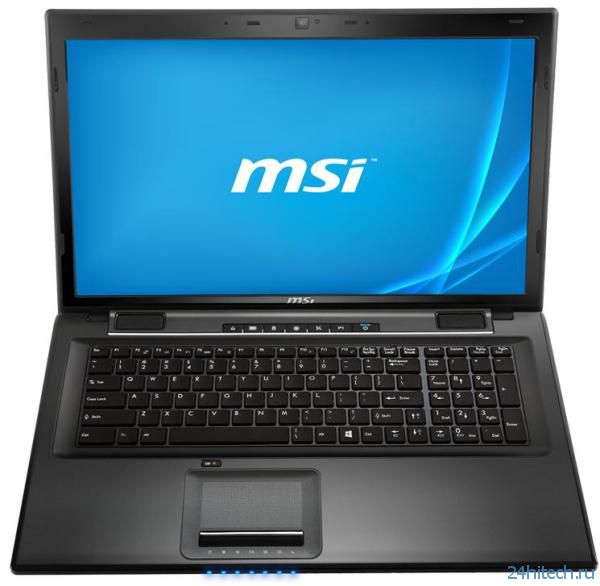 17,3-дюймовый ноутбук MSI CR70 2M на базе процессоров Intel Haswell