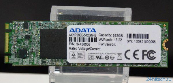Computex 2013: NGFF SSD ADATA AXNP280E со скоростью чтения / записи 1800 МБ/с