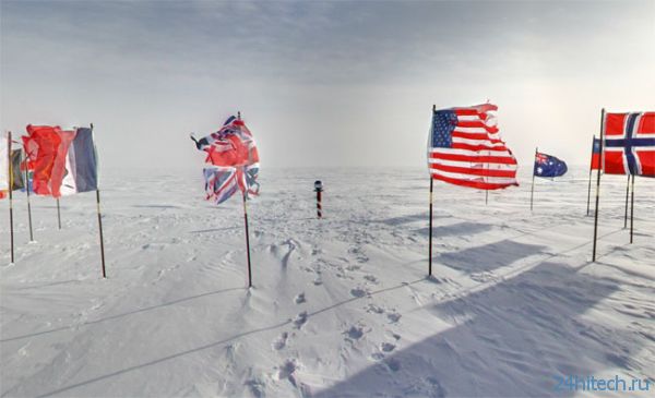 Google Maps представляет панорамные снимки Антарктиды