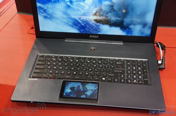 MSI показала игровой ноутбук GS70 Stealth с тремя видеовыходами и сенсорным экраном вместо тачпада