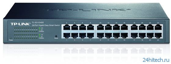 Сетевые коммутаторы TP-Link TL-SG1024DE и TL-SG2452 предназначены для предприятий и учреждений