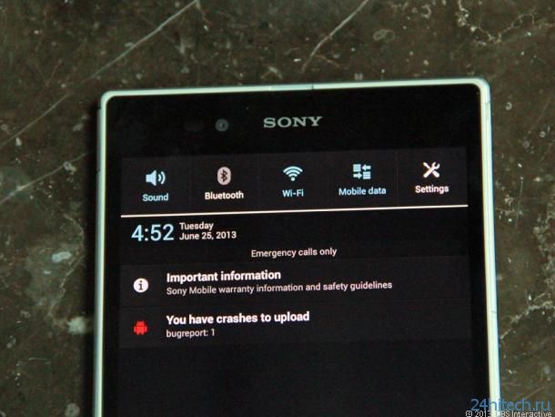 Sony Xperia Z Ultra - смартфон с 6.44-дюймовым дисплеем