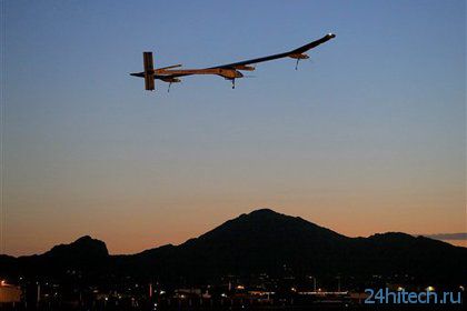 Самолет на солнечных батареях завершил перелет через США