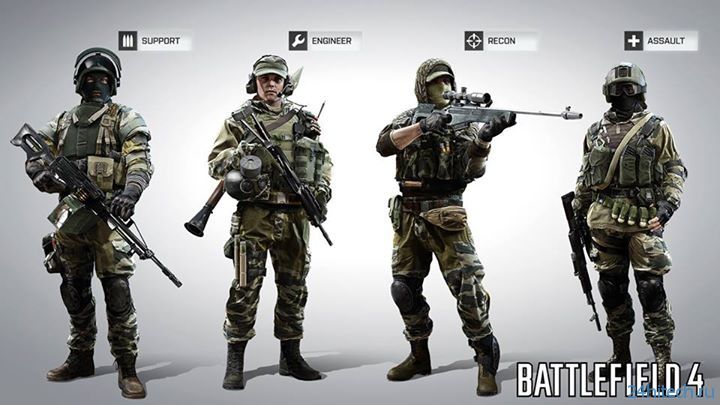 DICE обновит классы солдат в Battlefield 4