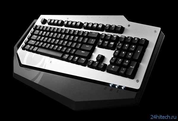 Клавиатура Cooler Master CM Storm MECH оборудована механическими переключателями Cherry MX, способными выдержать до 50 миллионов нажатий