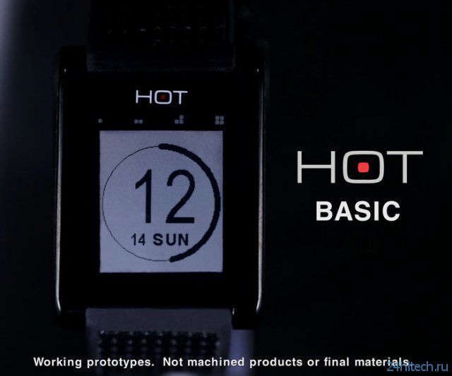 Умные часы с e-ink дисплеем (8 фото, видео)