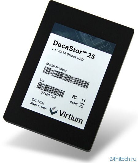 Virtium представила 1,8"и 2,5" SSD серии DecaStor с SATA III