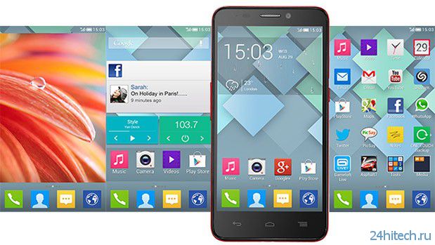 Alcatel анонсировала три новых мобильных устройства (3 фото)