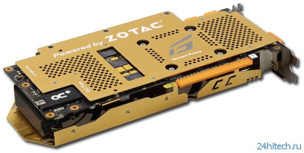 Ускоритель ограниченной серии Zotac Golden GTX 760 Extreme Edition