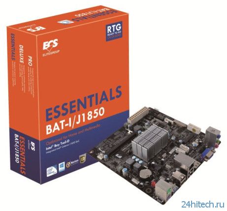 ECS выпустила компактные материнские платы с экономичными процессорами Intel Bay Trail-D