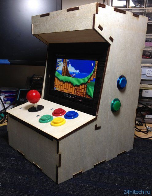 Миниатюрный аркадный автомат на Raspberry Pi (6 фото + видео)