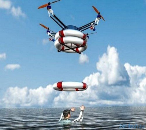 В Каспийском море испытан дрон-спасатель