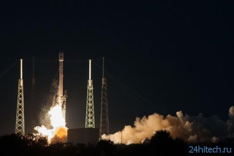 SpaceX успешно вывела на орбиту свой первый коммерческой спутник