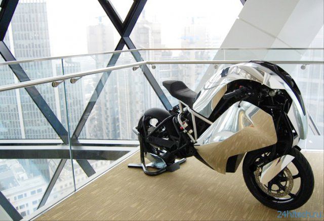 Спортивный электромотоцикл Saietta R (4 фото)