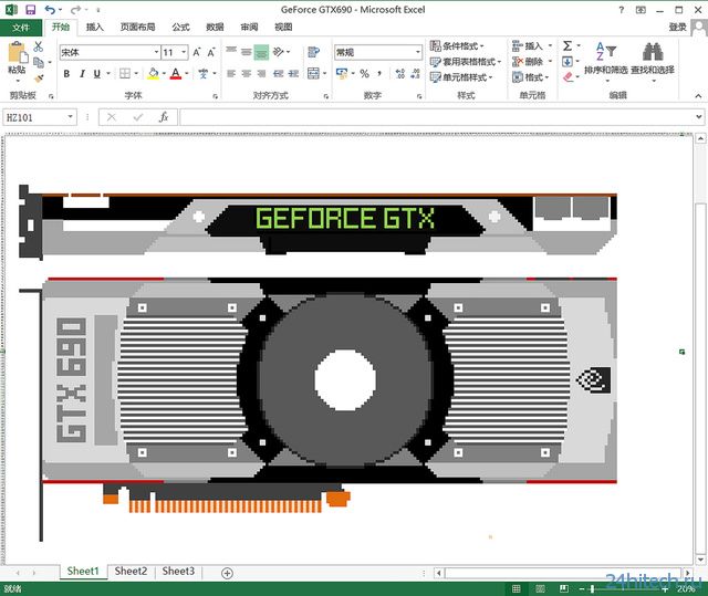 Видеокарта Nvidia GeForce GTX 690 из конструктора LEGO (9 фото)