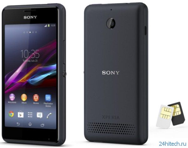 Официальный анонс бюджетных смартфонов Sony Xperia E1 и Sony Xperia E1 Duos