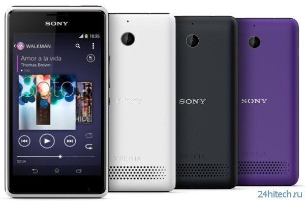 Официальный анонс бюджетных смартфонов Sony Xperia E1 и Sony Xperia E1 Duos