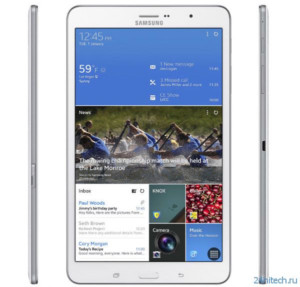Представлен планшет Samsung Galaxy Tab Pro 8.4