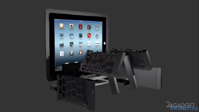 Футуристическая подставка для iPad (3 фото + видео)