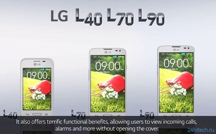 LG представила смартфоны L90, L70 и L40 под управлением Android 4.4 KitKat
