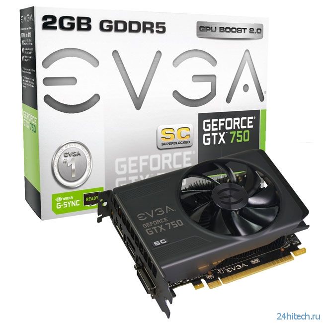 EVGA приготовила две видеокарты GeForce GTX 750 с 2 Гбайт памяти