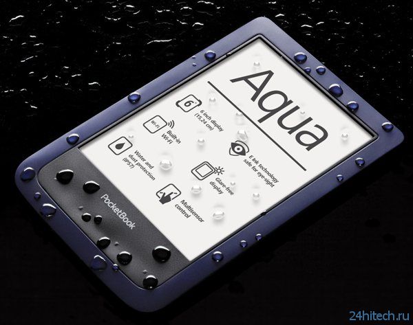 PocketBook Aqua – новый ридер с полной защитой от воды и пыли