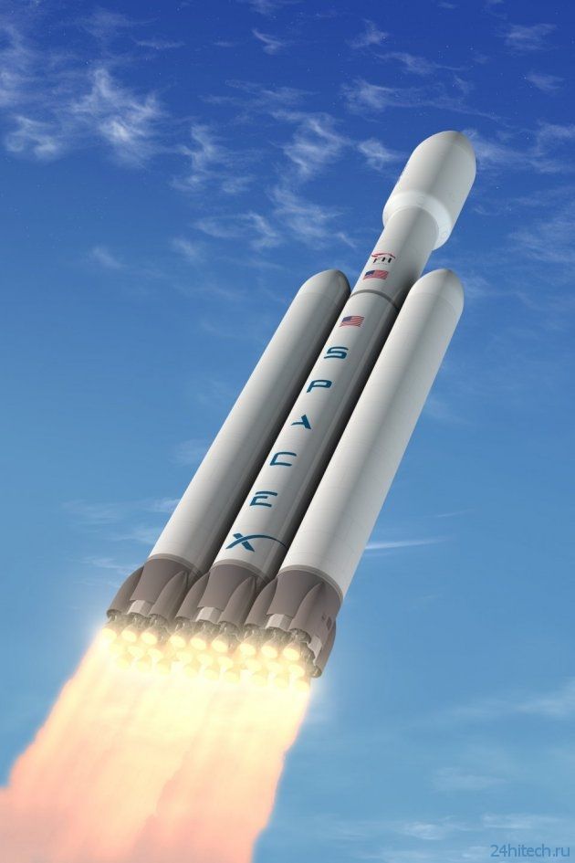 SpaceX готовит испытательный запуск сверхтяжёлой ракеты Falcon Heavy