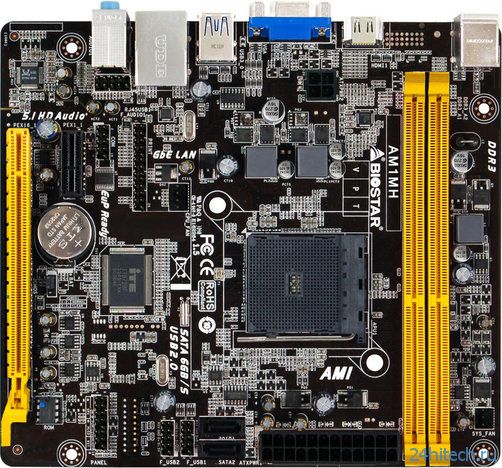 У Biostar готовы три материнские платы для процессоров платформы AMD AM1 (Kabini)