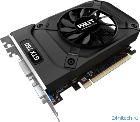 Видеокарта Palit GeForce GTX 750 StormX 2GB с увеличенным объемом памяти