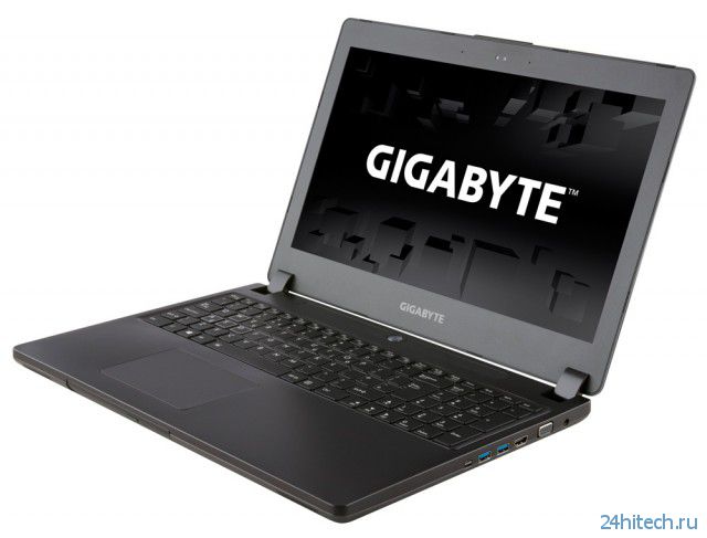 Элегантный и тонкий ноутбук GIGABYTE P35G v2 с видеокартой NVIDIA GeForce GTX 860M