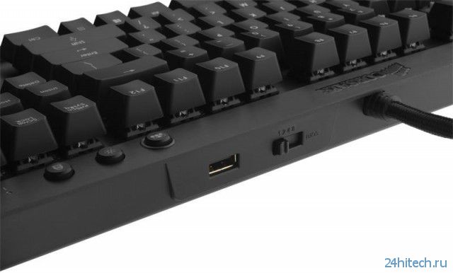 Механические игровые клавиатуры Corsair Vengeance K70 с немецкими переключателями Cherry MX Blue, Brown и Red