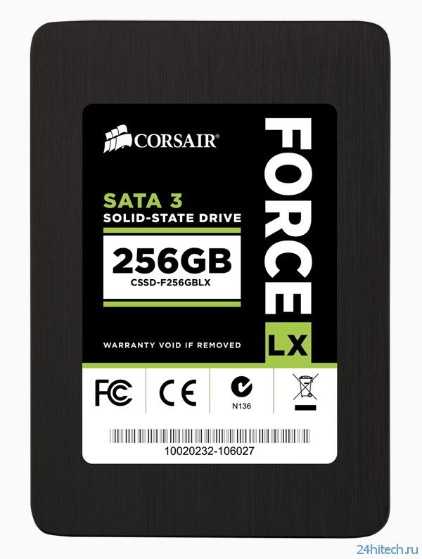 Corsair выпустила SSD начального уровня Force Series LX