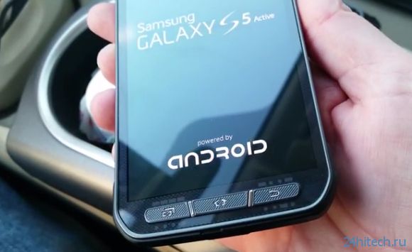 Samsung Galaxy S5 Active засняли на видео
